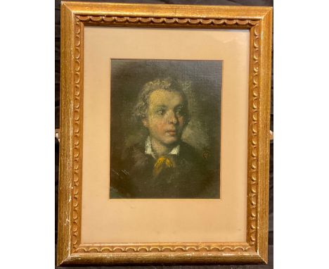 Thomas O’Donnell (Irish, early 20th century), Portrait of a Young Lad, signed with monogram, 26cm x 21cm. 