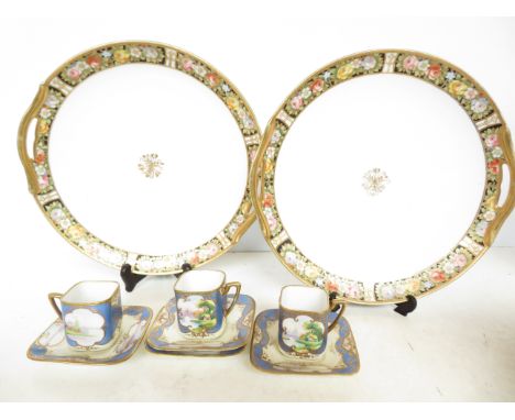 Noritake set ( 2 plates, 3 cups &amp; 4 saucers)