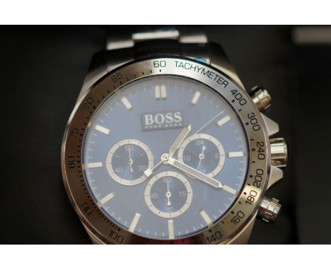 Gents Hugo boss chronograph wristwatch boxed as new