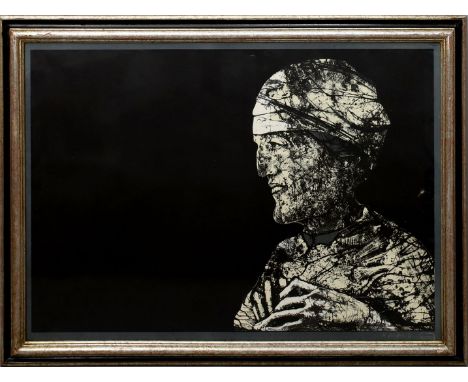 Plattner, Karl (1919 Mals - Mailand 1986) "Der Chirug". Farblithographie (l. Altersspuren, l. fleckig bzw. verschmutzt), re. 