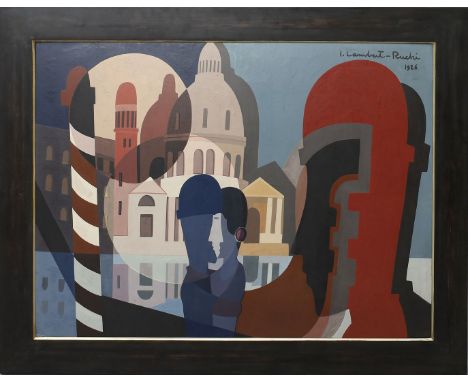 Lambert-Rucki, Jean (1888 Krakau - Paris 1967), in der Art von "Le couple à venise", so rückseitig betitelt und bez. "ATELIER