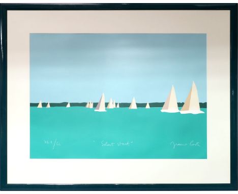 Costa, Franco (1934 Rom 2015) "Salut Start", so mittig bez., re. u. sign. und li. u. Ex. XLII/CL. Farbserigraphie/Papier. 69x