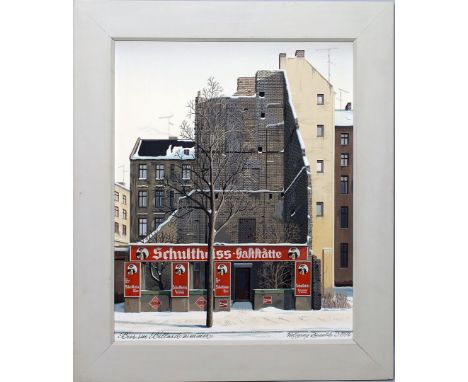 Ziezold, Wolfgang (1931 Berlin 1990) Berlin im Winter - "Bier im Billiardzimmer", so li. u. betitelt, re. u. sign. und dat. 3