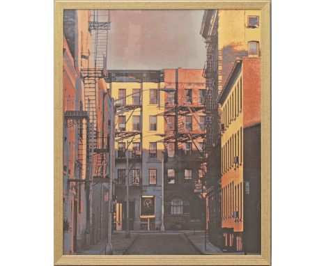 Winner, Gerd (geb. 1936 Braunschweig) New York. Farbserigraphie, re. u. mit Bleistift sign., dat. (19)84 und li. u. Trockenst