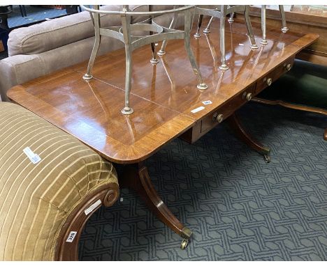 LARGE MAHOGANY SOFA TABLE