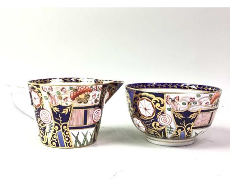 ROYAL CROWN DERBY PART TEA SERVICE, LATE 19TH CENTURY  decorated in the Imari palette comprising cups, saucers, side plate an