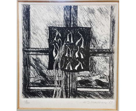 * WILL MACLEAN MBE RSA RGI RSE HON D.LITT (SCOTTISH b.1941, UNTITLED limited edition etching on paper, signed, dated 18/20 an