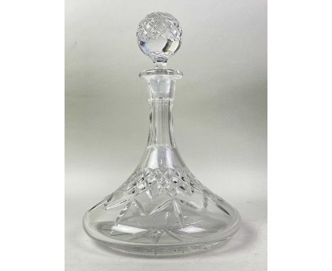 SHIPS CRYSTAL DECANTER, AND OTHER VARIOUS GLASSWARE  including Caithness examples