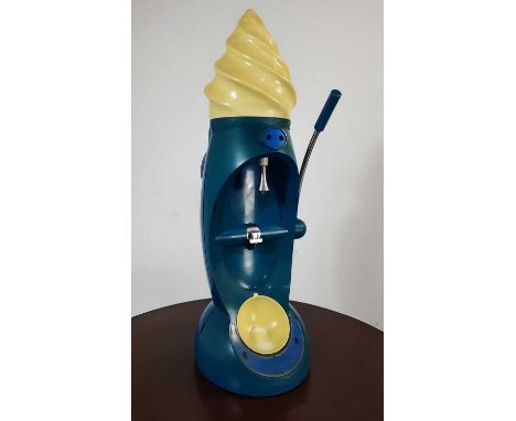 VINTAGE NESTLE WALLS ICE CREAM DISPENSER, with lever action, the top modelled as ice cream90cm high