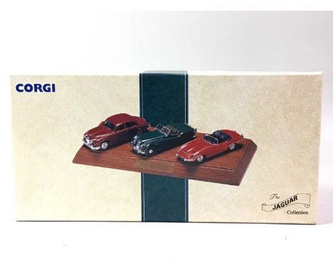 COLLECTION OF MODEL VEHICLES, including The Jaguar Collection in original box, also Bburago and Lledo examples