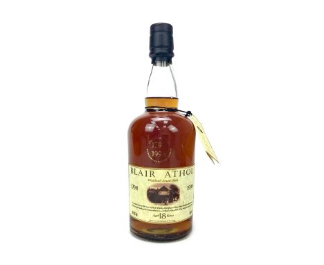 BLAIR ATHOL BICENTENARY AGED 18 YEARS Single Malt Scotch Whisky Bottled to celebrate 200 years of malt whisky distilling at t