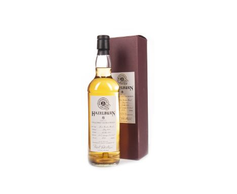 HAZELBURN 2001 AGED 8 YEARS SOCIETY BOTTLING Single Malt Scotch Whisky. Distilled May 2001, matured in a fresh bourbon barrel