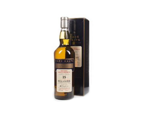 HILLSIDE 1970 RARE MALTS AGED 25 YEARS Single Malt Scotch Whisky Bottle no. 2605. 75cl, 61.1% volume, in carton.