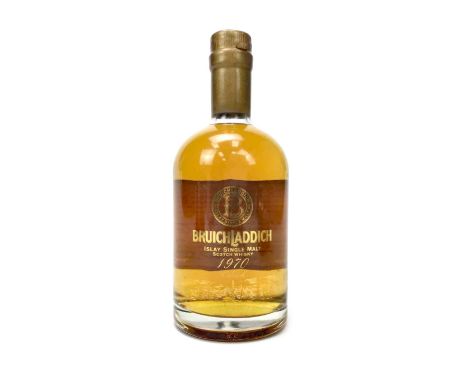BRUICHLADDICH 1970 VALINCH ''I WAS THERE!'' Single Malt Scotch Whisky Distilled December 1970 and matured in bourbon cask no.