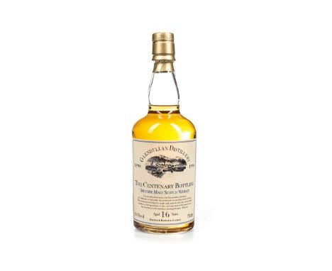 GLENDULLAN CENTENARY BOTTLING 1898-1998 AGED 16 YEARS Single Malt Scotch Whisky Bottle no. 438. 70cl, 65.9% volume.