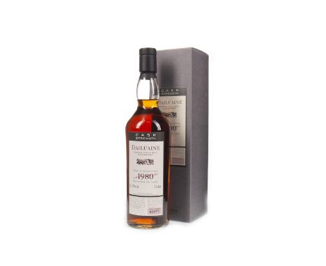 DAILUAINE 1980 FLORA &amp; FAUNA CASK STRENGTH Single Malt Scotch Whisky Bottled 1997, bottle no. 677. 70cl, 63% volume, in c