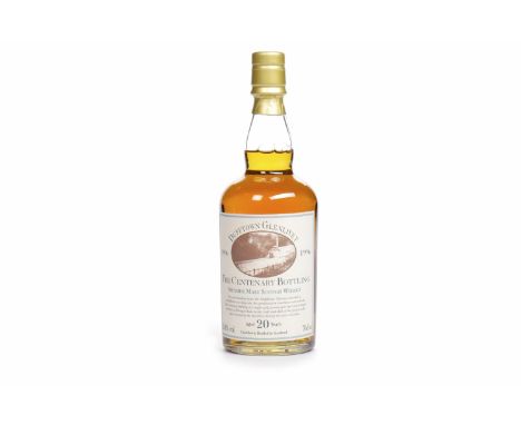 DUFFTOWN-GLENLIVET CENTENARY BOTTLING 1896-1996 20 YEARS OLD Single Malt Scotch Whisky Bottle no. 231. 70cl, 55.8% volume.