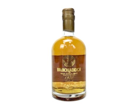 BRUICHLADDICH 1970 VALINCH ''I WAS THERE!'' Single Malt Scotch Whisky Distilled December 1970 and matured in bourbon cask no.