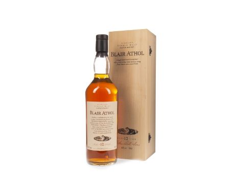 BLAIR ATHOL AGED 12 YEARS FLORA &amp; FAUNA Single Malt Scotch Whisky 70cl, 43% volume, in wooden box.