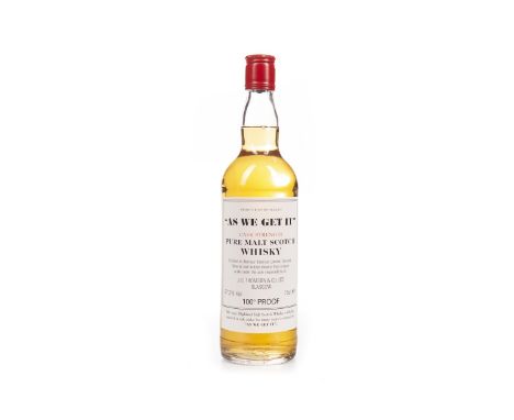 ABERLOUR-GLENLIVET AS WE GET IT 100° PROOF Single Malt Scotch Whisky 70cl, 57.3% volume.