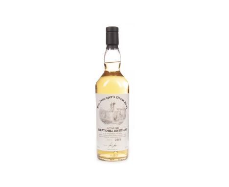 STRATHMILL MANAGERS DRAM AGED 15 YEARS Single Malt Scotch Whisky Matured in refill casks, bottled December 2003, bottle no. 3