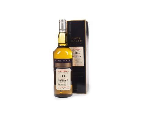 ROSEBANK 1979 RARE MALTS AGED 19 YEARS Single Malt Scotch Whisky Bottled October 1998, bottle no. 598. 75cl, 60.2% volume, in