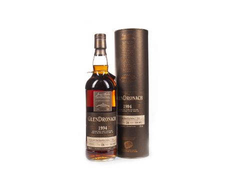 GLENDRONACH 1994 AGED 18 YEARS SINGLE CASK 3547 Single Malt Scotch Whisky Distilled 25 November 1994, matured in Pedro Ximene