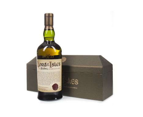 ARDBEG LORD OF THE ISLES AGED 25 YEARS Single Malt Scotch Whisky 70cl, 46% volume, in presentation box with scroll.