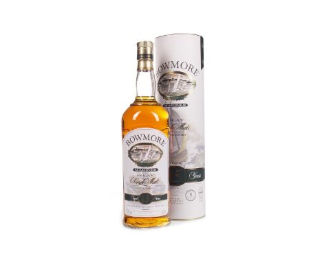 BOWMORE MARINER AGED 15 YEARS - ONE LITRE Single Malt Scotch Whisky One litre, 43% volume, in tube.
