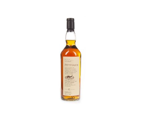 PITTYVAICH AGED 12 YEARS FLORA &amp; FAUNA Single Malt Scotch Whisky 70cl, 43% volume.