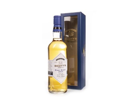 PORT ELLEN 1977 SCOTT'S SELECTION Single Malt Scotch Whisky Bottled 1996. 70cl, 58.9% volume, in box.