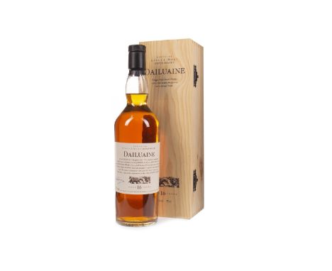 DAILUAINE AGED 16 YEARS FLORA &amp; FAUNA Single Malt Scotch Whisky 70cl, 43% volume, in wooden box.