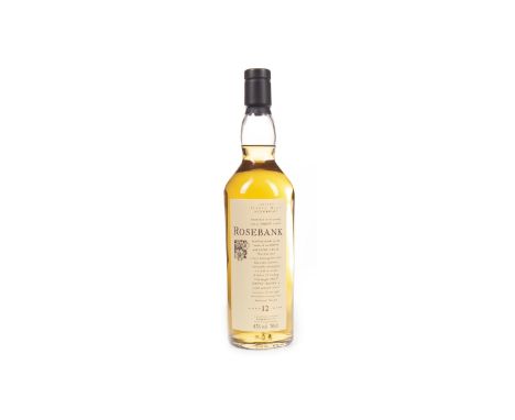 ROSEBANK AGED 12 YEARS FLORA &amp; FAUNA Single Malt Scotch Whisky 70cl, 43% volume.