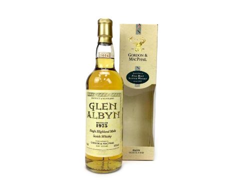 GLEN ALBYN 1975 Single Malt Scotch Whisky Bottled 2006. 70cl, 46% volume, in carton.