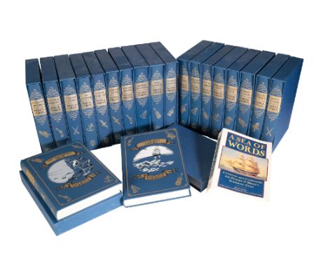 O'BRIAN (PATRICK), AUBREY-MATHURIN, SET OF 20 VOLUMES,, Folio Society, 2008 - 2013, all with blue card cases; and KING (DEAN)