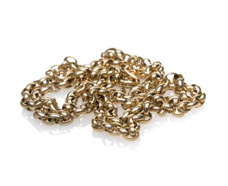 9CT GOLD OVAL LINK CHAIN, 61cms long, 10.9gmsProvenance: deceased estate Neath Port Talbot County BoroughComments: light wear