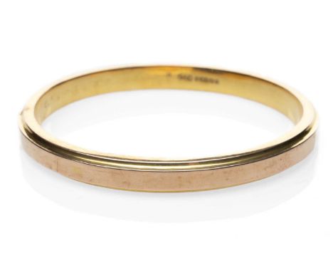 9CT GOLD CLOSED BANGLE, 13.4gmsProvenance: private collection Rhondda Cynon TafComments: light wear overall, viewing recommen