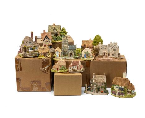 COLLECTION OF LILLIPUT LANE MODELS including, Sore Paws, Vine Cottage, Straddling Priory, The Briary, Cruck End, Clover Cotta