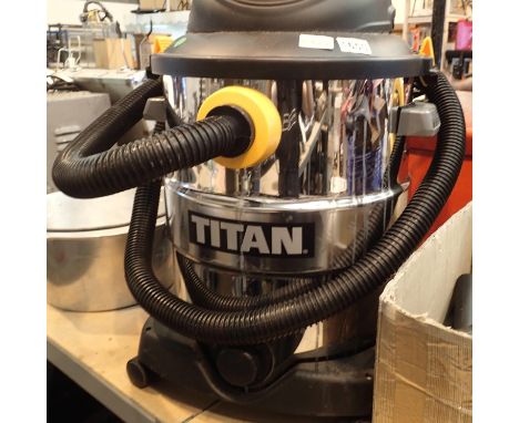 Professional Titan Industrial vacuum cleaner. Not available for in-house P&P, contact Paul O'Hea at Mailboxes on 01925 659133
