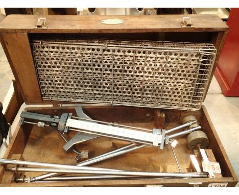 Mahogany cased vintage Avon scale. Not available for in-house P&amp;P, contact Paul O'Hea at Mailboxes on 01925 659133 