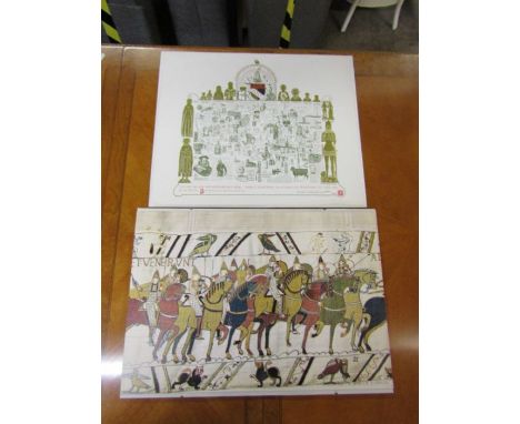 Limited numbered Norfolk print and Bayeux Tapestry print