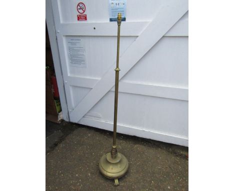 Brass floor lamp