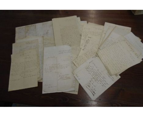 Local interest lot of correspondence concerning the lease and conveyance of the Light House at Hunstanton dated from 1835 to 