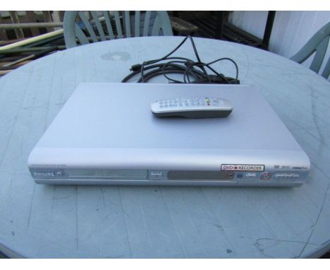 Philips DVD player/recorder with cables from a house clearance 