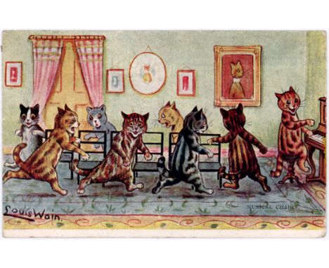 Louis Wain, Faulkner 515F Musical Chairs   (1)