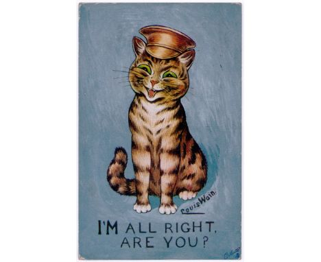 Louis Wain, Tuck 8816 I'm all right   (1)