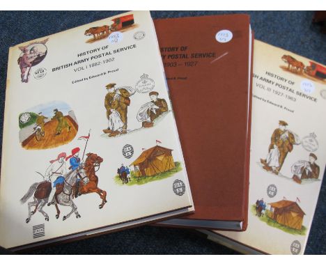 GB - Books - History of the British Army Postal Service 1882 - 1963 in 3 vols. by Proud. Vol. 2 (1914-18) is scarce (3)