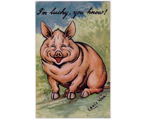 Louis Wain, Tuck 8852 I'm Lucky   (1)