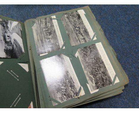 Large distressed album housing vintage & modern mixture, worth a look  (approx 350 cards)
