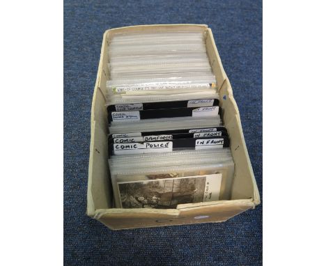 Comic - dealers ex stock of old postcards in sleeves, inc Artist Signed, Lawson Wood, Studdy, Spurgin, McGill, Tom B, and 1x 